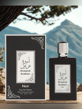 Ameerat Arabian Noir Eau de Parfum - Black Bottle New- Unisex